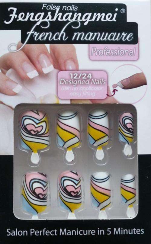 DESIGNED FALSE NAILS 12 piece