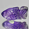 EXQUISITE 4.02 CT 100% NATURAL UNHEATED HAND CARVED AMETHYST - FEBRUARY BIRTHSTONE!
