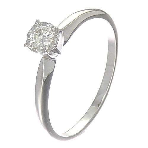 SAY IT WITH GOLD!!!- SIMPLY STUNNING 14K WHITE GOLD DIAMOND RING!