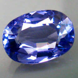 BEAUTIFUL 1.03 CT NATURAL MODERATE  VIOLET BLUE D-BLOCK TANZANITE!
