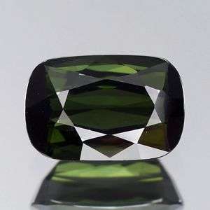 DAZZLING 1.78 CTS NATURAL DEEP GREEN TOURMALINE - EYE CLEAN!