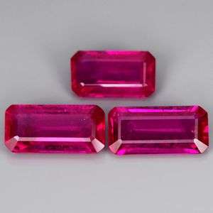 GORGEOUS 4.57 TCW SET OF NATURAL PINKISH RED MOZAMBIQUE RUBIES!