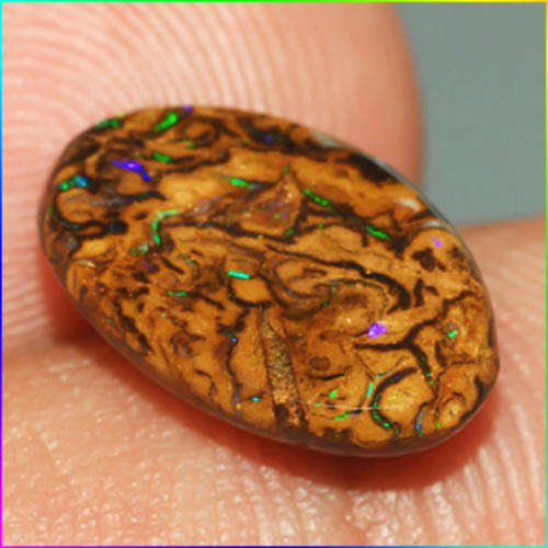 GORGEOUS 3.64 CTS 100% NATURAL SOLID MATRIX BOULDER OPAL!