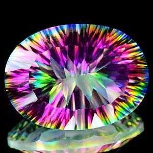 STUNNING 20.51 CTS NATURAL RAINBOW MYSTIC QUARTZ!