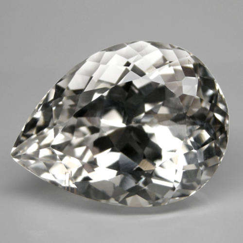 BRILLIANT 53.77 CTS NATURAL DIAMOND WHITE TOPAZ - COLLECTOR'S ITEM!