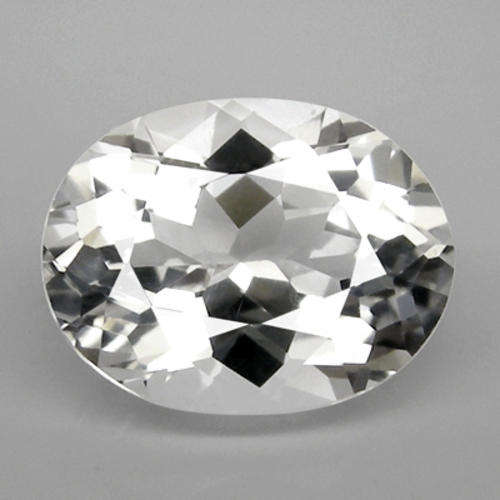 BRILLIANT 2.27 CTS NATURAL DIAMOND WHITE GOSHENITE (WHITE BERYL)!