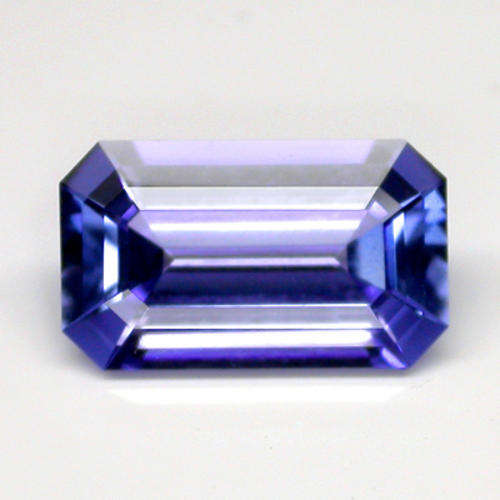 STUNNING 1.50 CT 100% NATURAL VVS1 VIOLET BLUE EMERALD CUT TANZANITE!