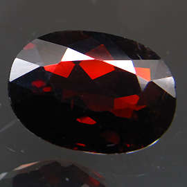 SUPERIOR 2.56 CT 100% NATURAL NOBLE RED SPESSARTITE GARNET!
