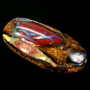 STUNNING 15.19 CTS NATURAL SOLID BOULDER OPAL - ANOTHER MASTERPIECE FROM NATURE!