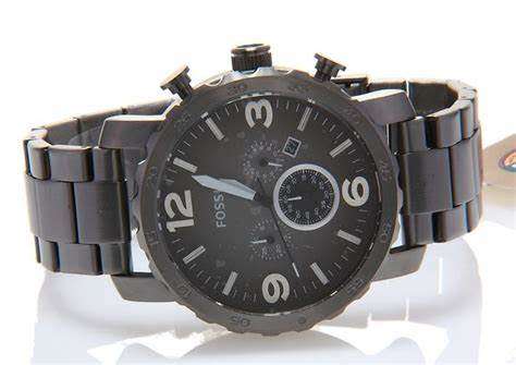Fossil Nate Chronograph Smoke Stainless Steel Watch