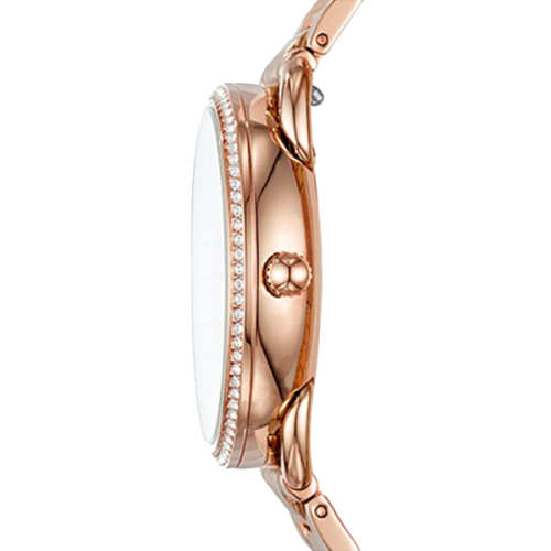 Fossil Tailor Rose Gold Tone Stainless Steel Watch