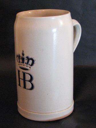 Hofbrauhaus 1L Beer Stoneware Stein Mug.