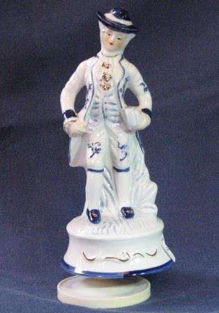 Rotating Musical Man Figurine