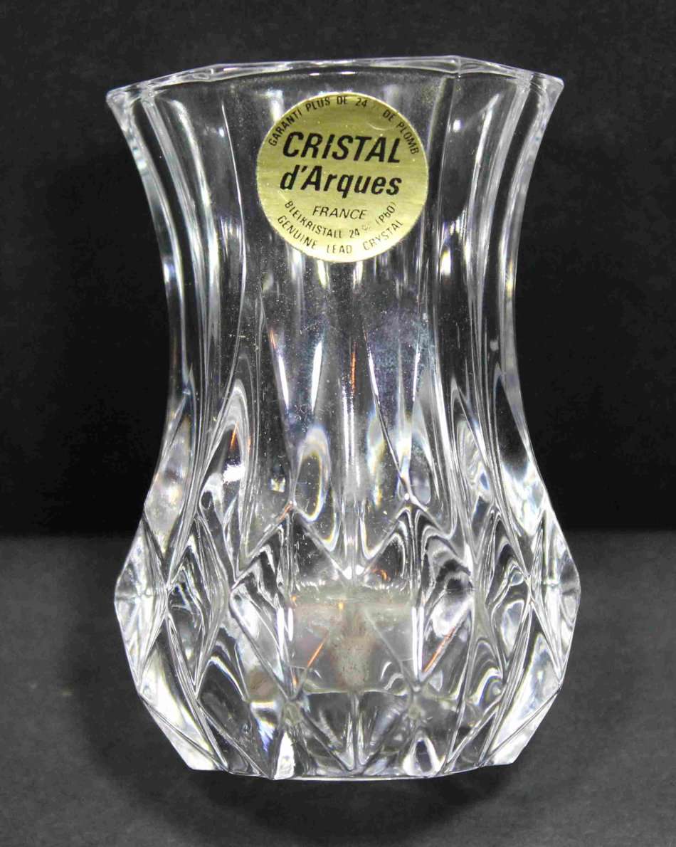 Cristal d'Arques Crystal Vase