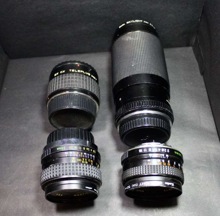 Yashica SLR compatible 4 x Lens Kit for C/Y Mount Camera.