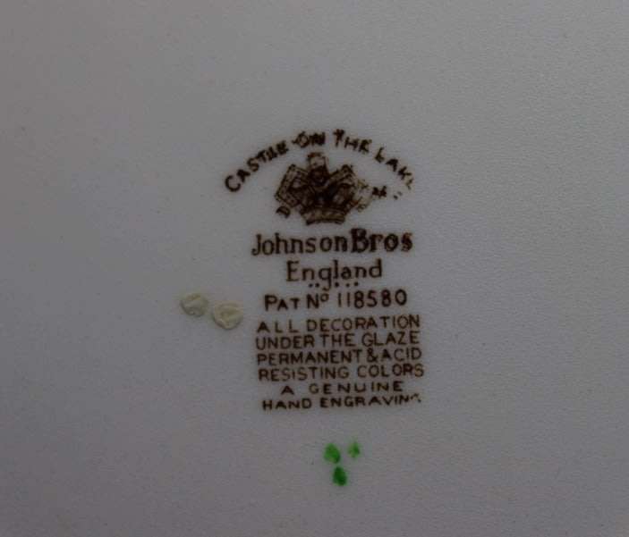 Vintage Johnson Bros Decorative Wall Plate  - Castle On The Lake
