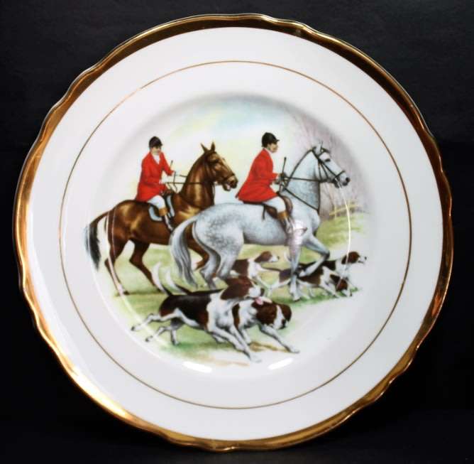 Pall Mall Ware Horse and Hounds Plate