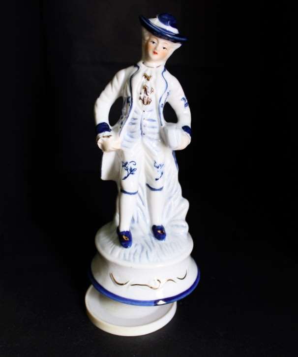 Rotating Musical Man Figurine