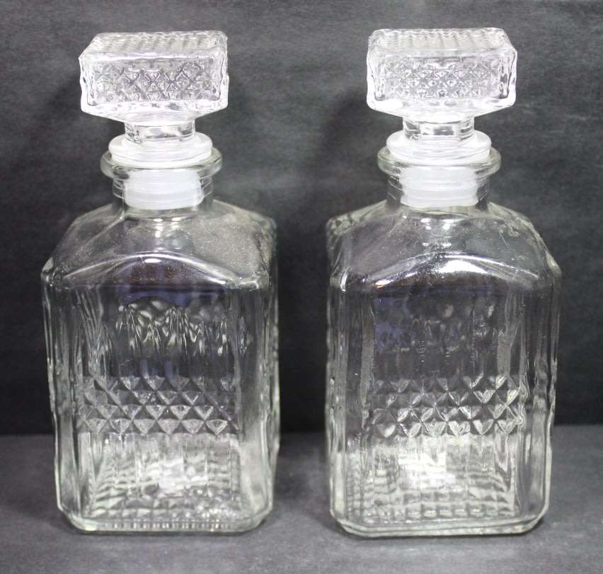 Set of Two Small Decanters