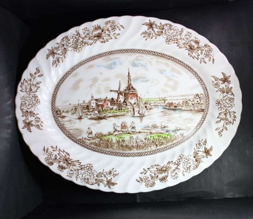 Johnson Bros Tulip Time Serving Platter