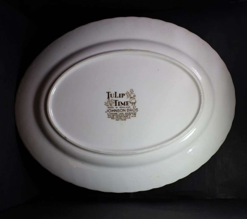 Johnson Bros Tulip Time Serving Platter