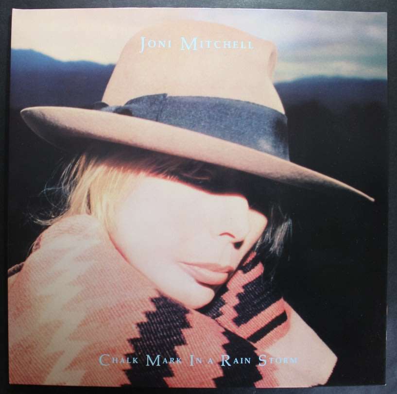 Joni Mitchell Chalk Mark In A Rain Storm LP
