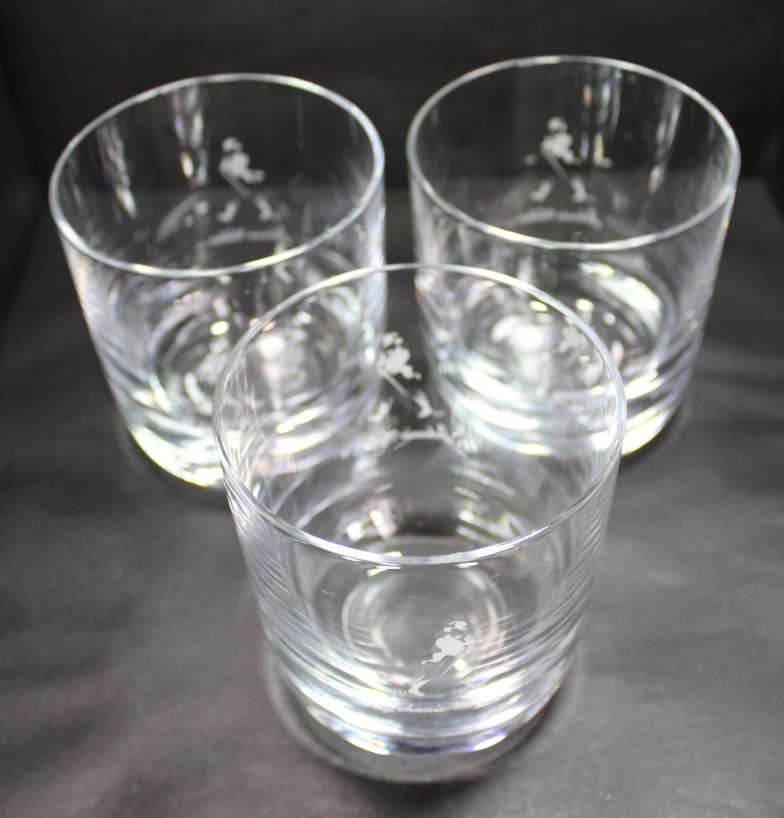 Johnnie Walker Whisky Glasses, Set Of Three