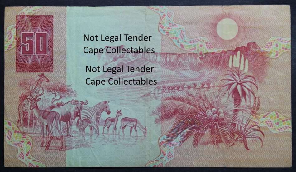 South Africa 50 Rand Bank Note 1990