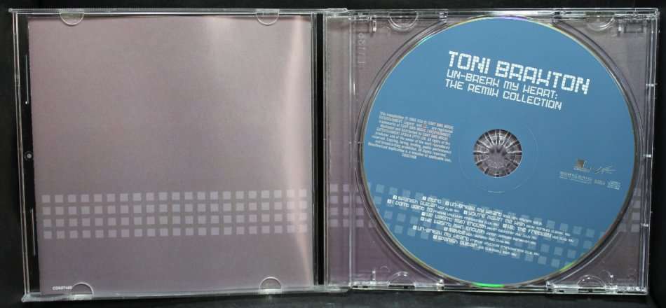Toni Braxton Un-Break My Heart: The Remix Collection CD