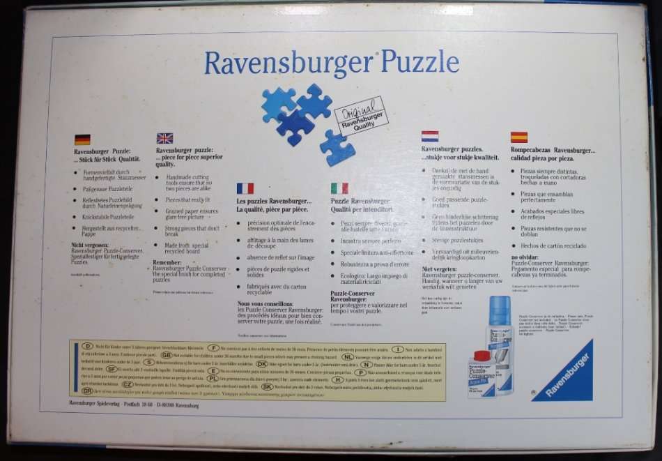 Ravensburger Puzzle No 166336 Antique World Map.