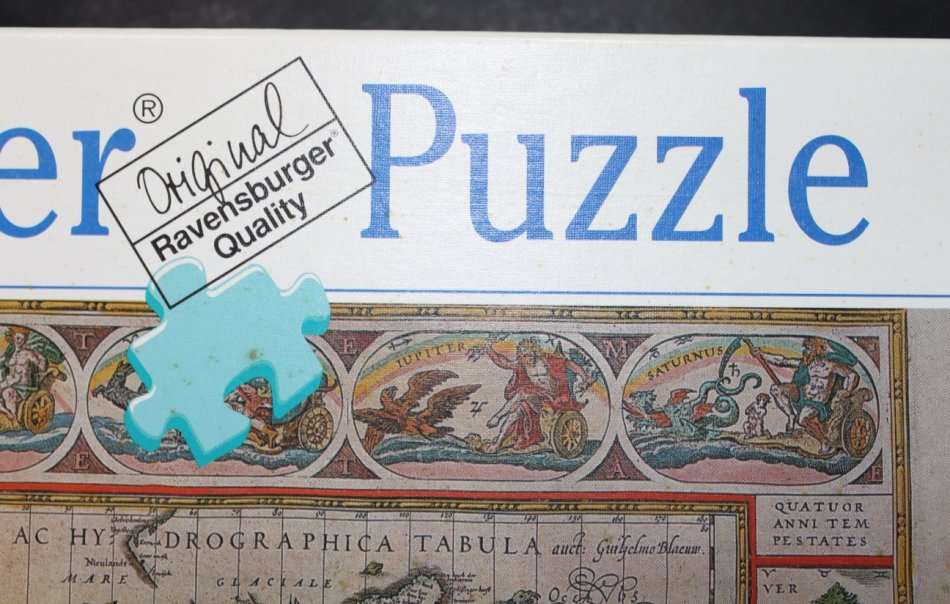 Ravensburger Puzzle No 166336 Antique World Map.