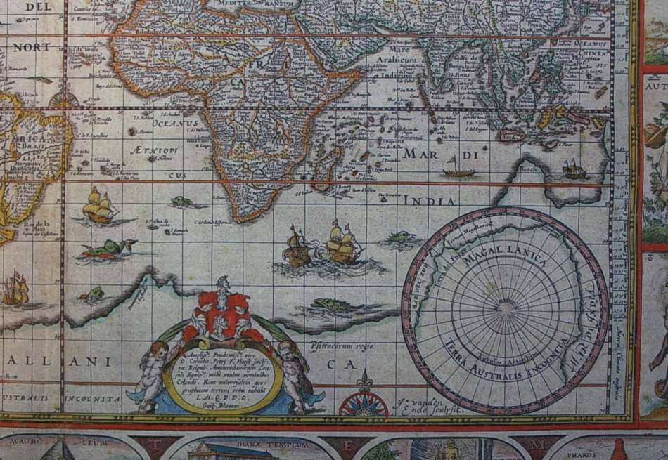 Ravensburger Puzzle No 166336 Antique World Map.