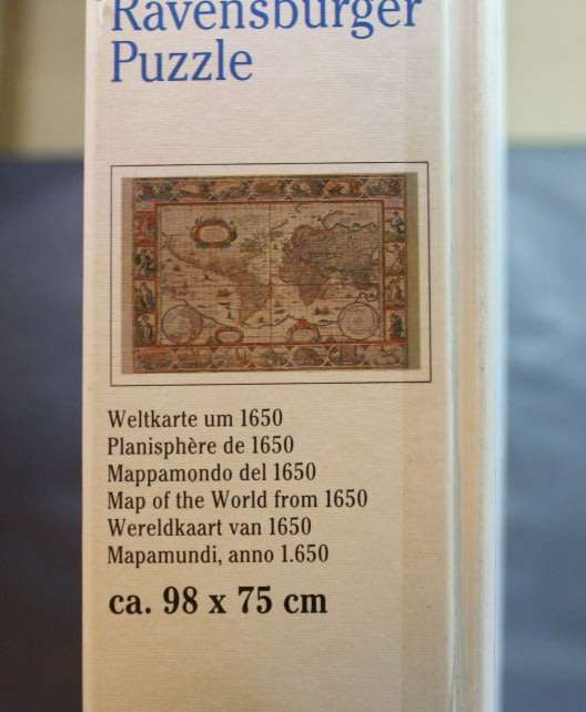 Ravensburger Puzzle No 166336 Antique World Map.