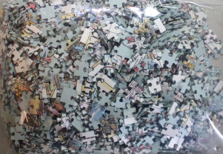 Ravensburger Puzzle No 166336 Antique World Map.