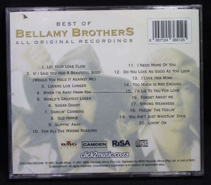 Bellamy Brothers Best Of CD