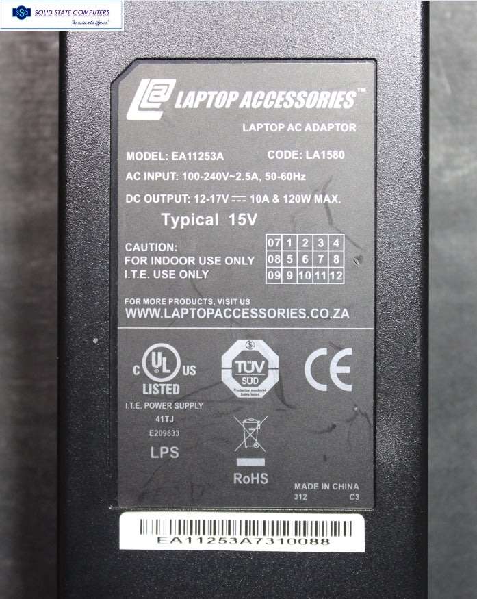 Laptop Accessories Toshiba Laptop Adapter 120Watt