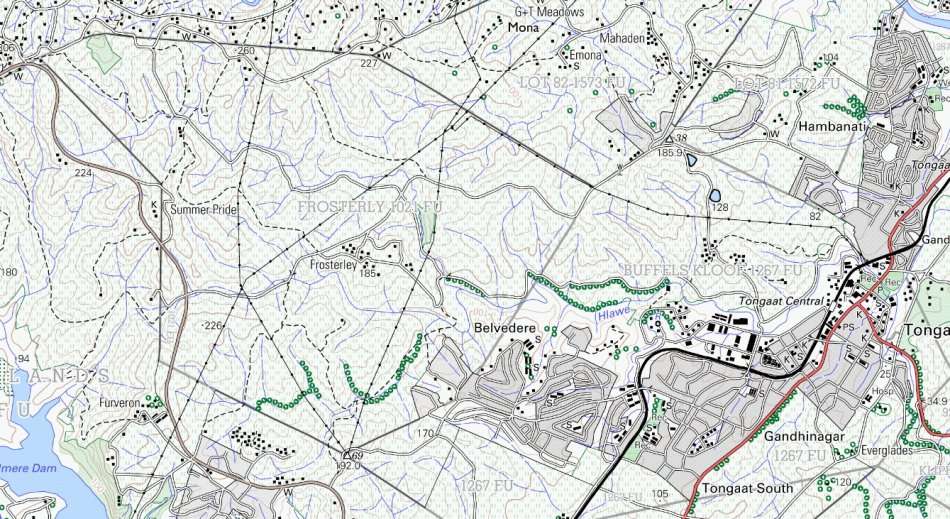 Full Set of SA Topographical Maps on 32GB USB Flash Drive Digital Format