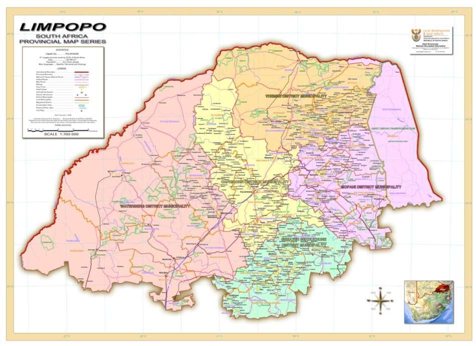 Full Set Of South Africa Provincial Maps via Digital Download