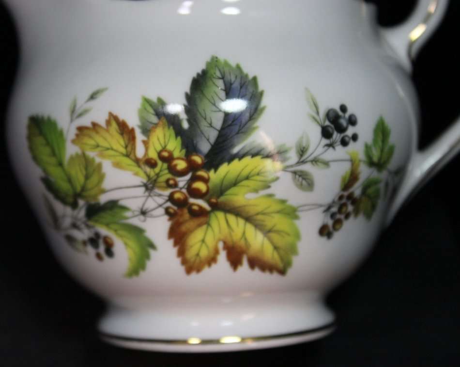 Ridgway Potteries Royal Vale Bone China Milk Jug and Sugar Basin