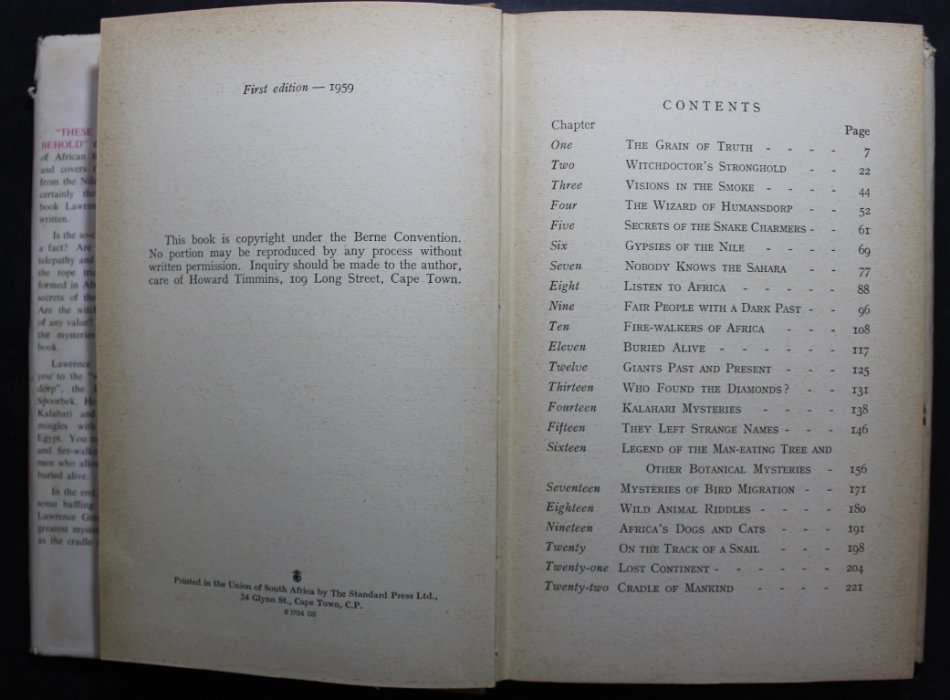 These Wonders To Behold by Lawrence G Green