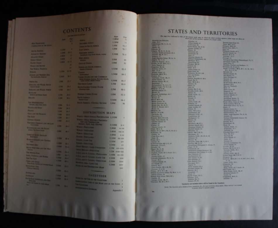 The Oxford Atlas 1951 First Edition