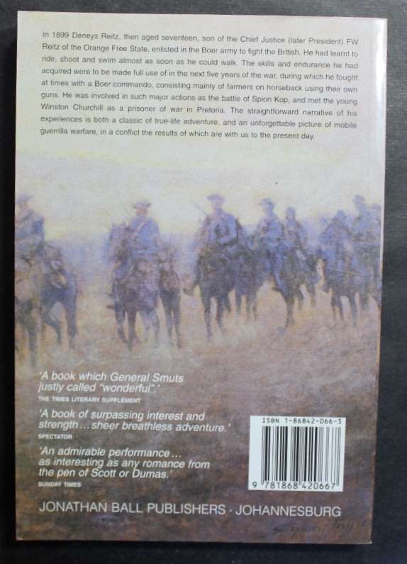 Commando by Deneys Reitz, Softcover Book