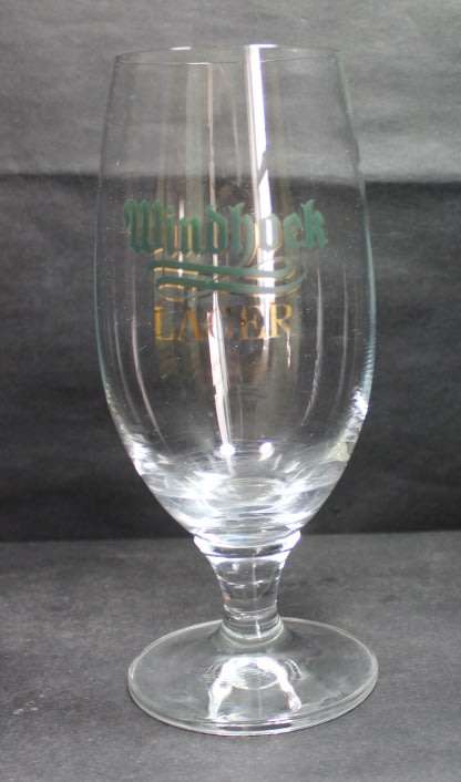 Windhoek Lager Beer Glass with Stem.
