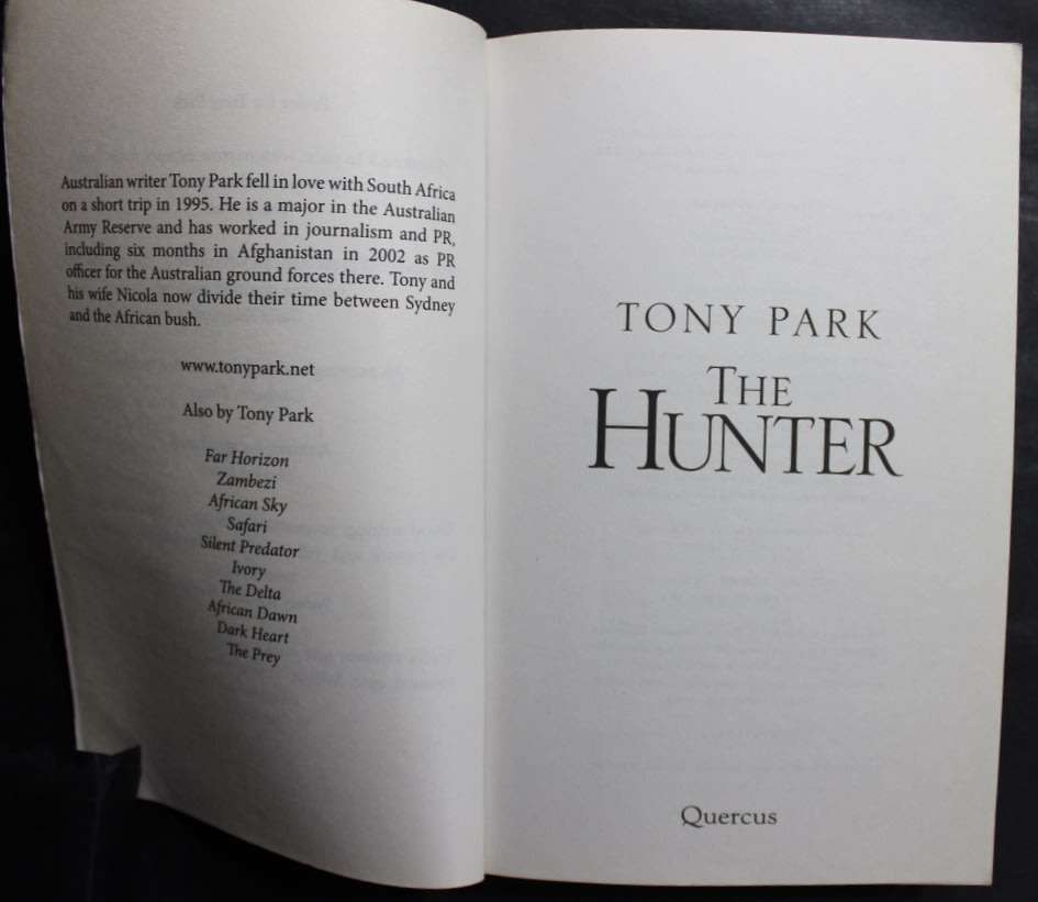 The Hunter by Tony Park, Softcover Book