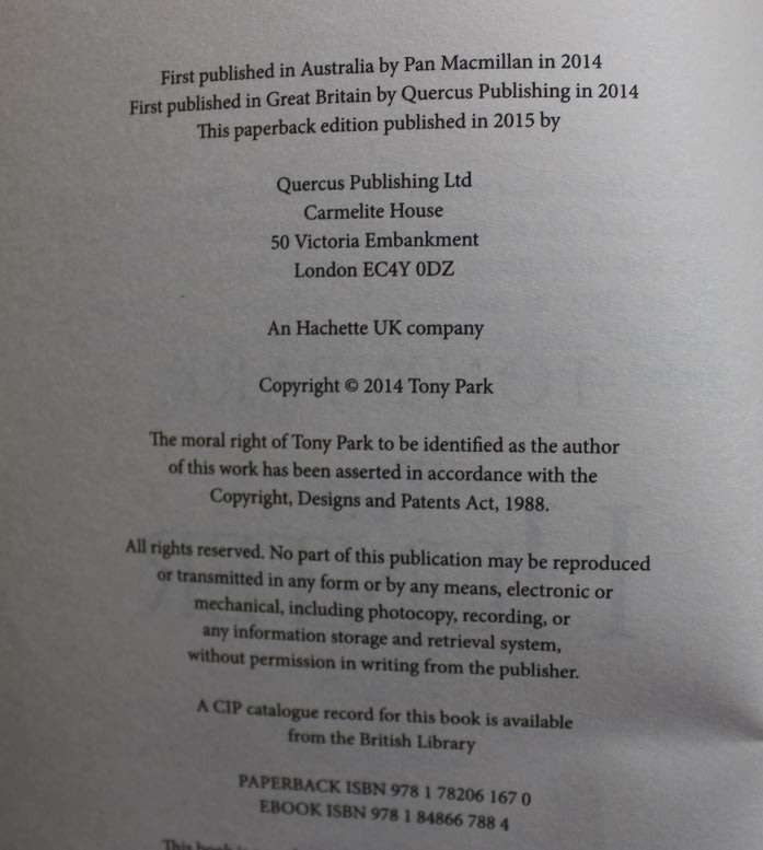 The Hunter by Tony Park, Softcover Book