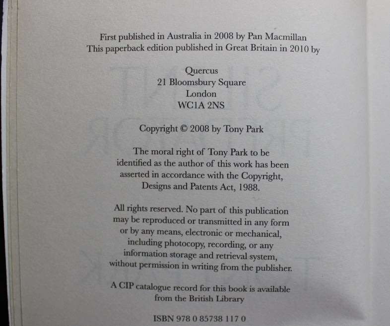 Silent Predator by Tony Park, Softcover Book