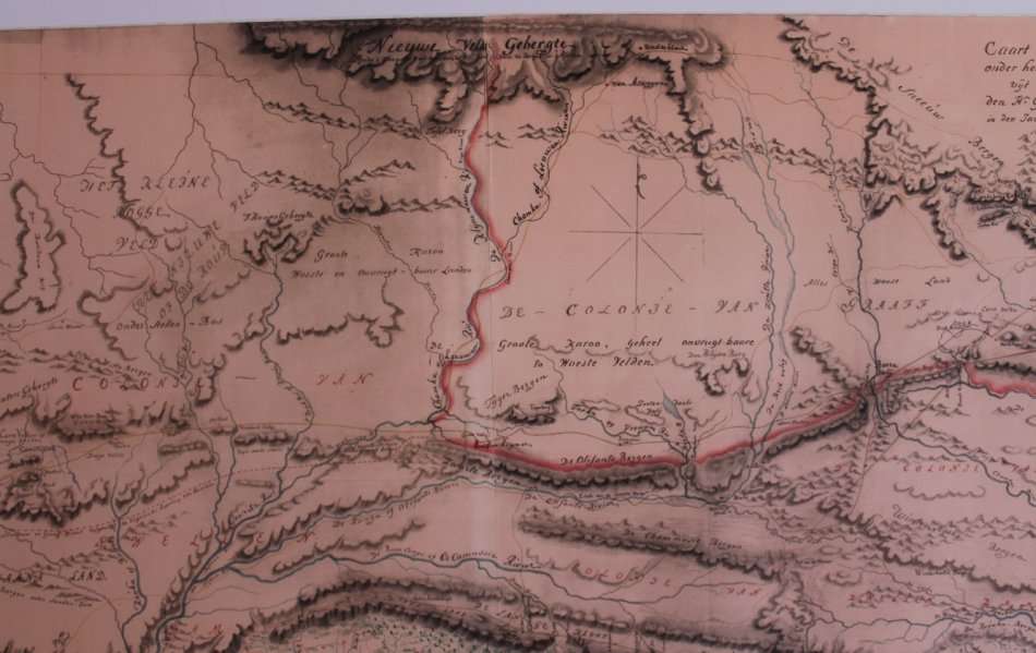 Caap De Goede Hoop Oostelijken Oever 1785 - 1794 Reproduction Print Map