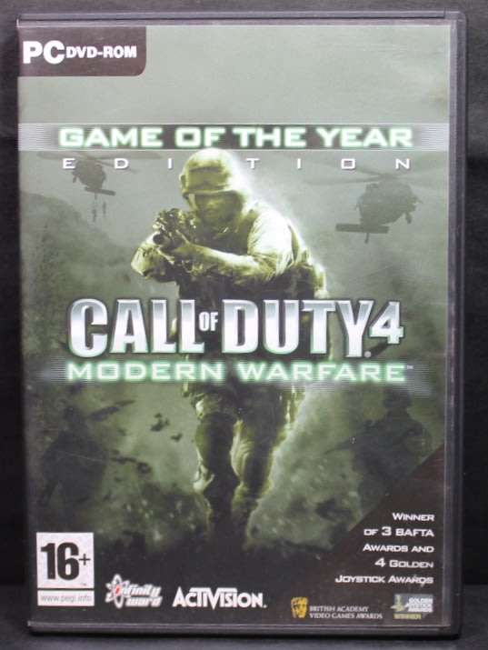 PC DVD Call Of Duty 4 "Modern Warfare" Edition by Activision
