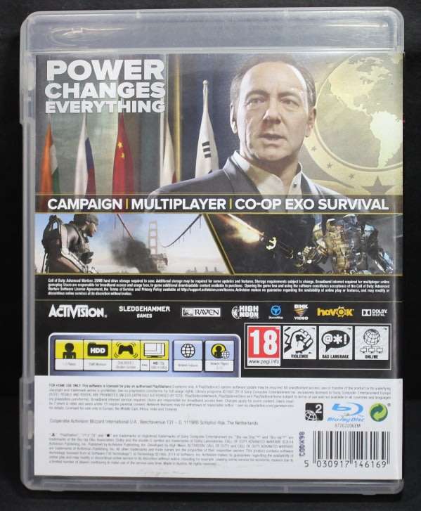 PS3 Call Of Duty `Advanced Warfare` by Activision