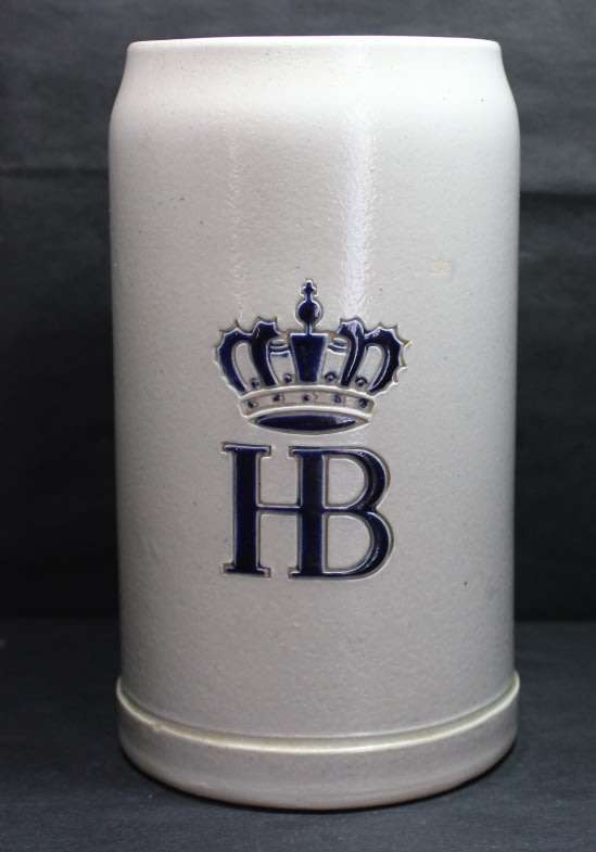 Hofbrauhaus 1L Beer Stoneware Stein Mug.